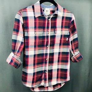 Vans red flannel